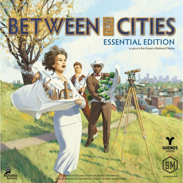 Die Schachtel von Between Two Cities, Ausgabe Ghenos Games