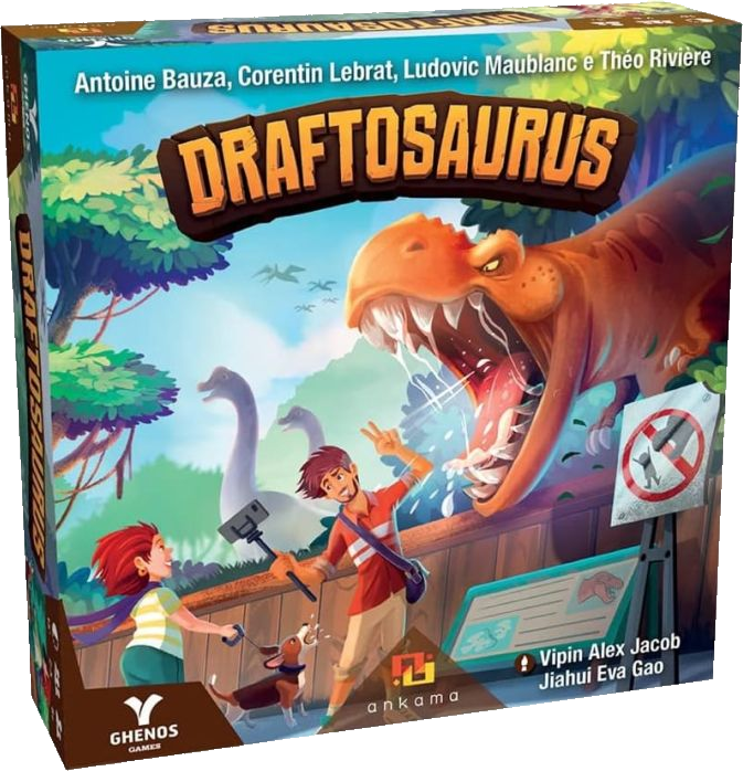 Die Schachtel von Draftosaurus, Ausgabe Ghenos Games